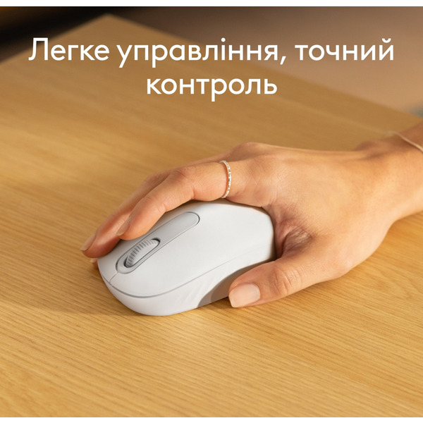 Миша Logitech M196 Off White (910-007460)