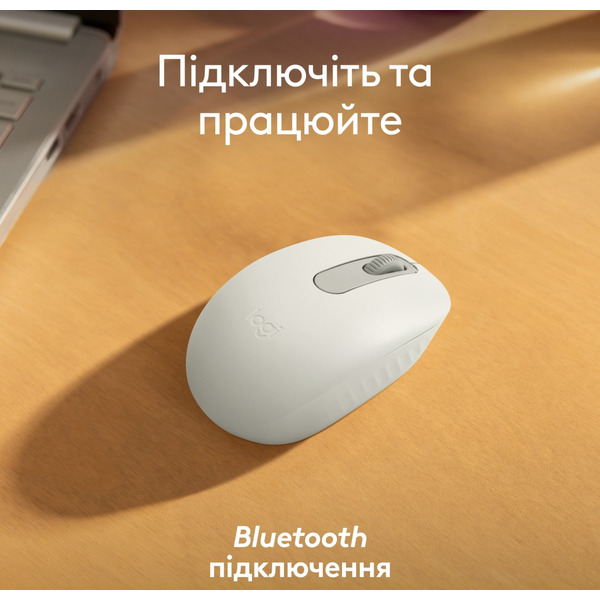 Миша Logitech M196 Off White (910-007460)
