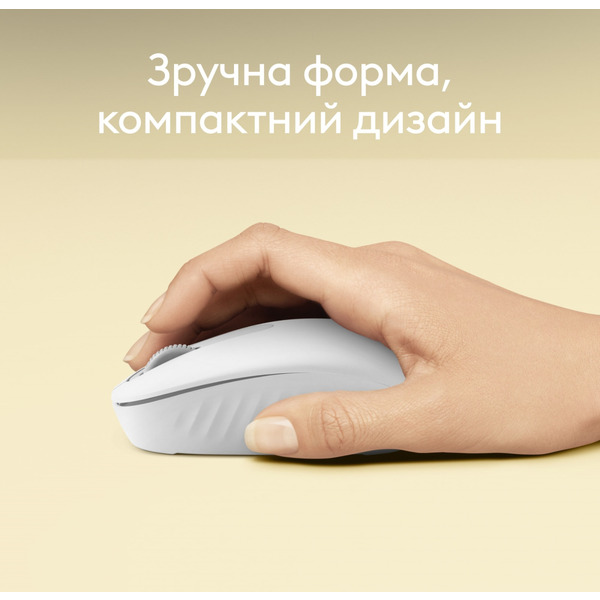 Миша Logitech M196 Off White (910-007460)