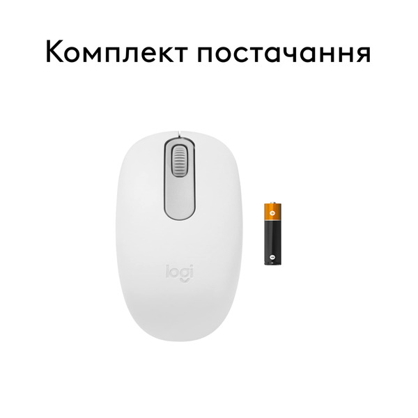 Миша Logitech M196 Off White (910-007460)