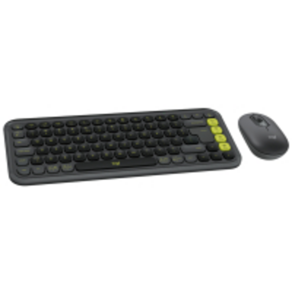 Комплект (клавіатура, миша) бездротовий Logitech Pop Icon Combo Graphite (920-013156)