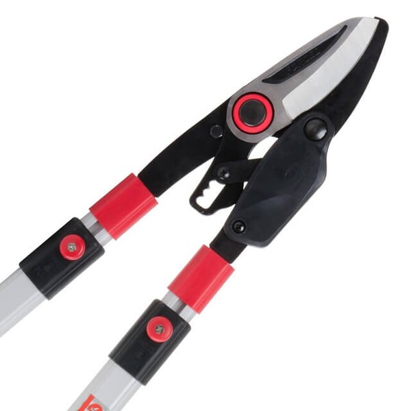 Сучкоріз садовий для обрізання гілок з храповим механізмом, з телескопічними ручками 700-1030 мм INTERTOOL FT-1118