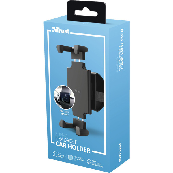 Автомобильный держатель Trust Rheno Headrest Holder для смартфона и планшета 7-11, Black (23699_TRUST)
