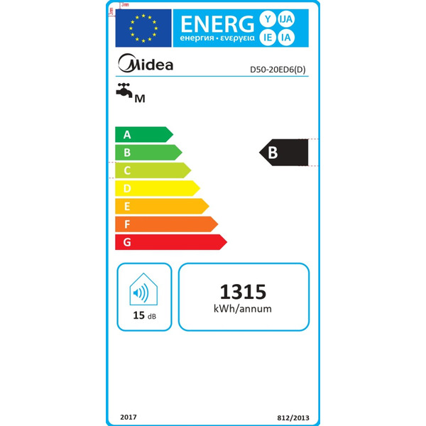 Водонагрівач MIDEA PRIME Wi-Fi  D50-20ED6 (D)