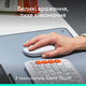 Мышь беспроводная Logitech Pop Mouse with Emoji Off-White (910-007411)