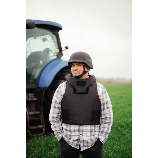 Бронежилет модульний Українська Броня Сивар, клас захисту ДСТУ 2, розмір L, чорний (UCVLBG1)