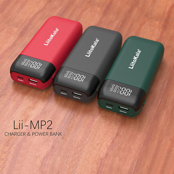 Внешний аккумулятор (Power Bank) LiitoKala Lii-MP2, QC3.0&PD3.0, без АКБ, Дисплей