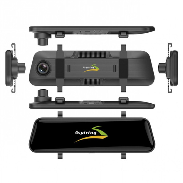 Видеорегистратор Aspiring Maxi 4 Speedcam, WIFI, GPS, 4K, X2 Camers (зеркало заднего вида)
