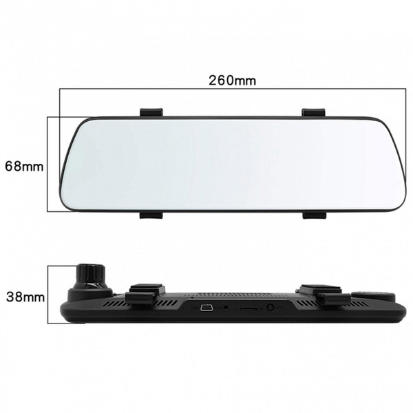 Видеорегистратор Aspiring Reflex 8 Dual FHD 2 camers (зеркало заднего вида)