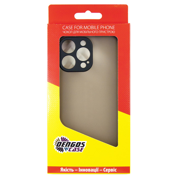 Чохол Dengos Matt для Apple iPhone 16 Pro Max Black DG-TPU-MATT-151