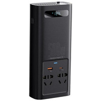 Автомобільний інвертор Baseus Super Si Power Inverter 500W (220V CN/EU ) Black