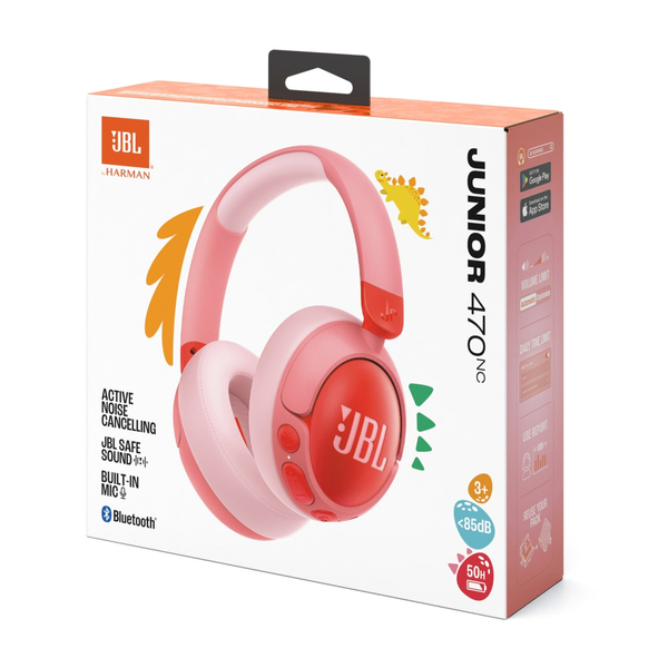 Навушники JBL Junior 470NC Pink (JBLJR470NCPIK)