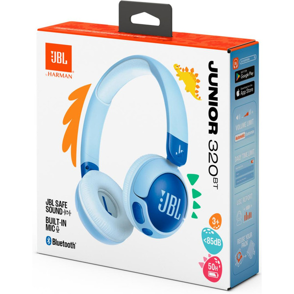 Навушники JBL JR320BT Blue (JBLJR320BTBLU)
