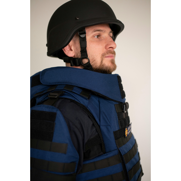 Бронекостюм демінера Ладомир, клас захисту ДСТУ 2, розмір M, синій