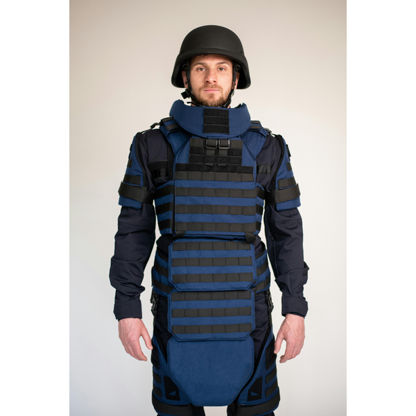 Бронекостюм демінера Ладомир, клас захисту ДСТУ 2, розмір M, синій