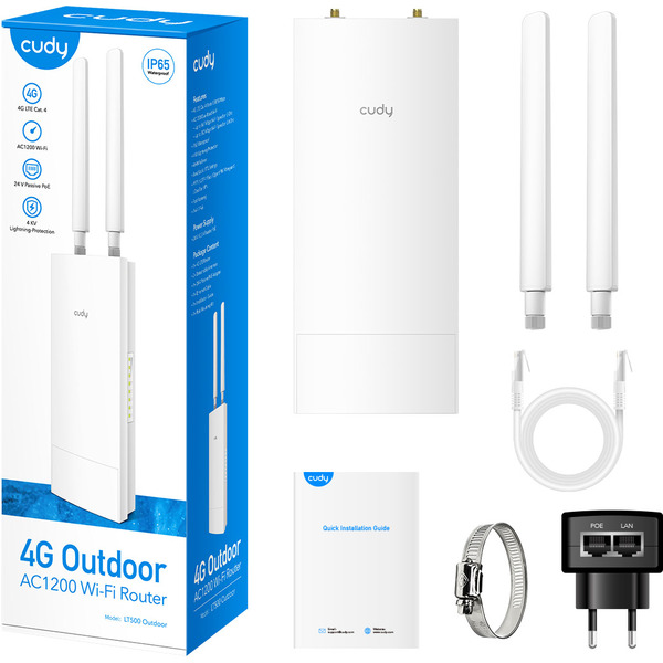 Бездротовий маршрутизатор (роутер) Cudy LT500 Outdoor