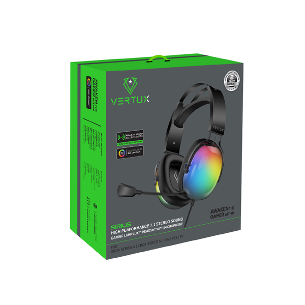 Наушники Vertux Sirius Black