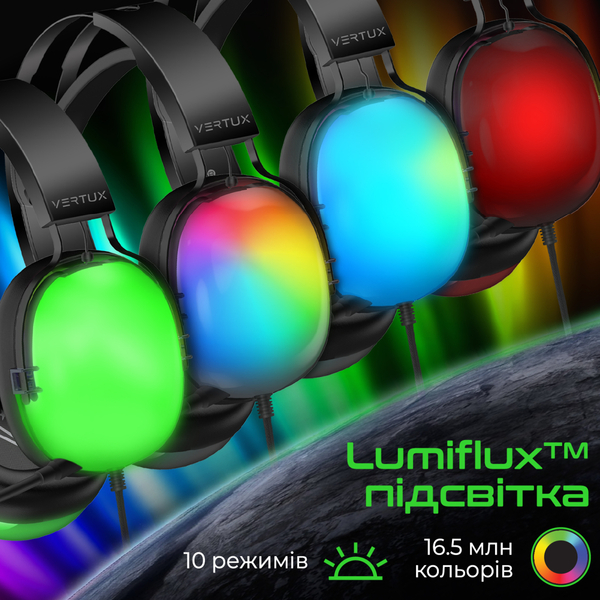 Наушники Vertux Sirius Black