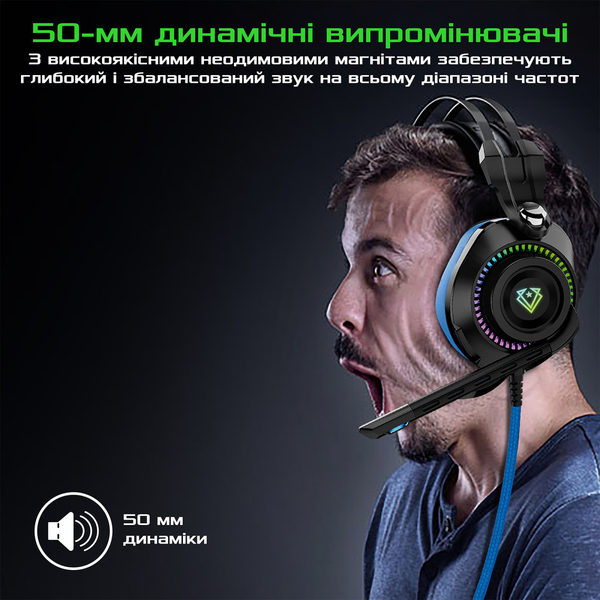 Навушники Vertux Bogota Blue