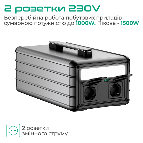 Зарядное устройство Zendure ZDSB1000M-GY-EU