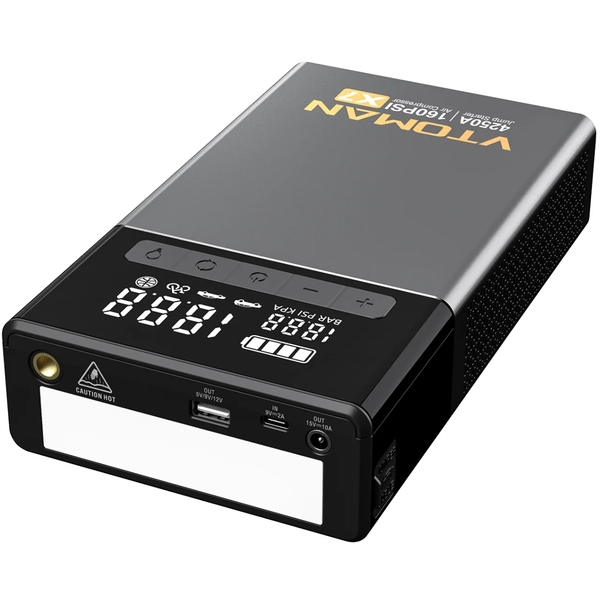 Jump Starter X7 4250A з компресором 150PSI та акумулятором 88.8Wh від Vtoman