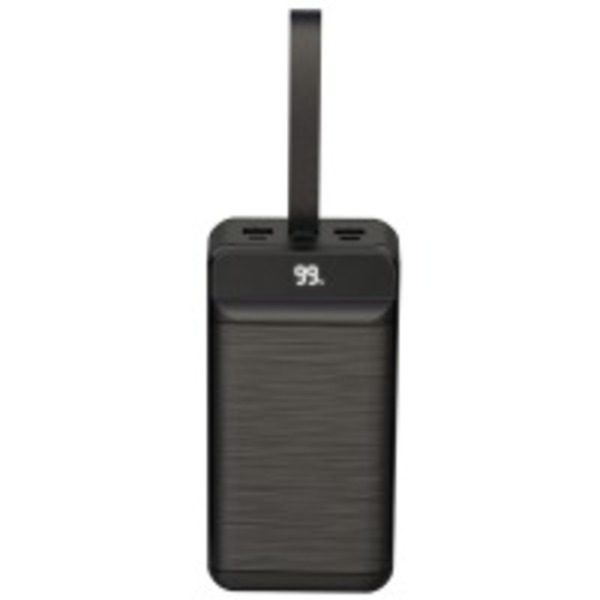 Зовнішній акумулятор (Power Bank) XO PR157 - 40000 mAh 3-Input PD20W + QC22.5W with light Black