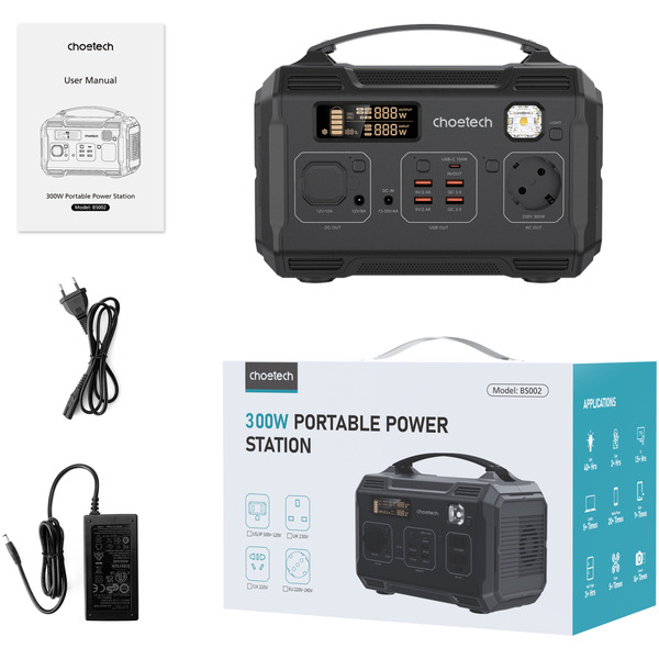 Зарядная станция Choetech BS002-EU-BK