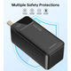Универсальная мобильная батарея Choetech 50000mAh Black (B732-ACBK)
