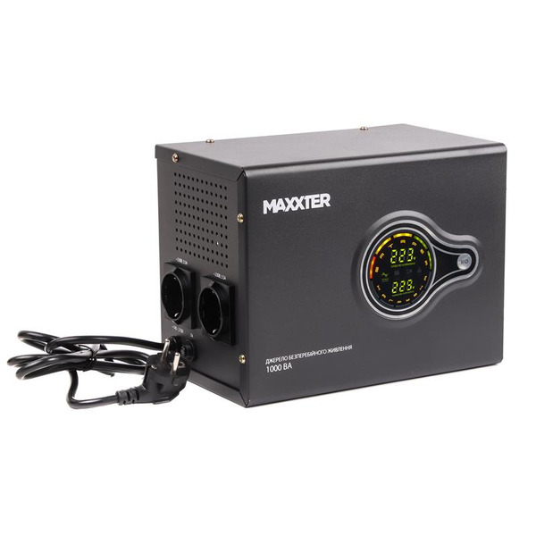 Джерело безребійного живлення Maxxter MX-HI-PSW1000-01