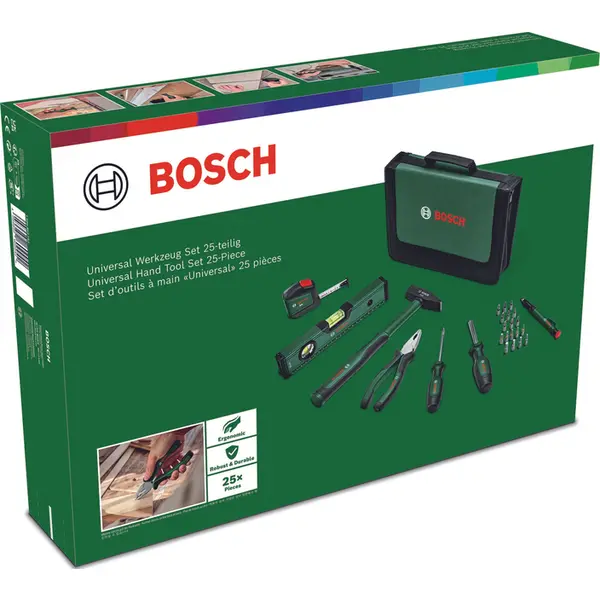 Універсальний набір ручних інструментів Bosch 25 предметів (1600A0275J)