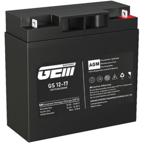 Акумуляторна батарея GEM Battery 12V, 17.0A, AGM