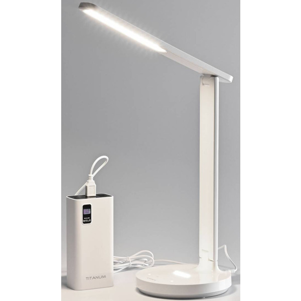 LED лампа настільна з акумулятором VIDEX VL-TF16W 5W 1800-5000K