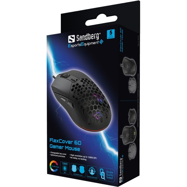 Миша Sandberg FlexCover 6D Gamer Mouse 640-28