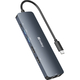 Док-станція USB3.1 Type-C --> HDMI/USB 3.0x2/RJ45/USB-C/DisplayPort PD 100W Hub 6-in-1 Sandberg