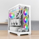 Корпус Xilence XILENT GLEAM ARGB X818.W.ARGB, без БЖ ATX WHITE