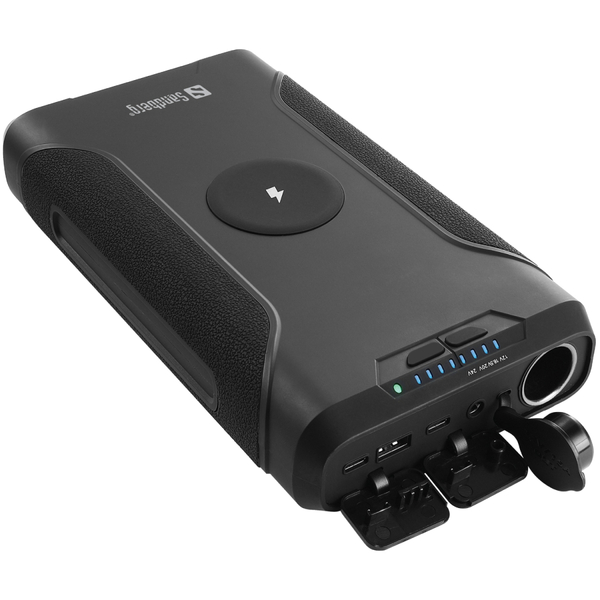 Зовнішній акумулятор (Power Bank) Sandberg Survivor PD 72000mAh QC3.0 1USB-A, 2xUSB-C,1xDC,Cigar Lighter Socket,Wireless 7in1
