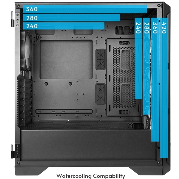 Корпус Chieftec APEX LUMO GA-01B-L-OP