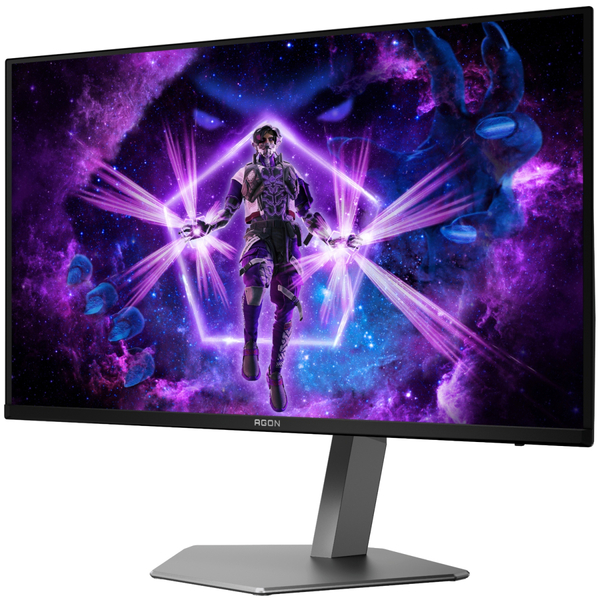 Монітор TFT 31.5" AOC AG326UD, QD-OLED, UHD 4K, 165hz, 0,03мс, HDMIx2, DP, USB-hub, HAS, Pivot,колю.,чорний