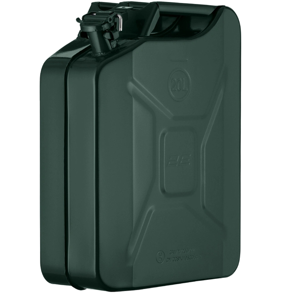 Паливна каністра 2E JCM20V вертикальна 20л, метал, 0.8мм, 3.6кг