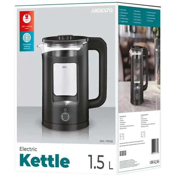 Електрочайник Ardesto EKL-T31GB