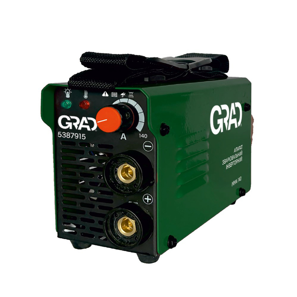 Апарат зварювальний інверторний ММА-140А електрод 4мм GRAD (5387915)