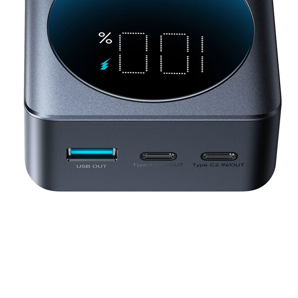 Внешний аккумулятор (Power Bank) Joyroom 30000 65W USB-A, 2xUSB-C In/Out, PD, QC3.0 Черный