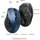 Мишка UGREEN 2.4GHz MU006, бездротова, 4000dpi., 4кн.,Silence Design, Синя