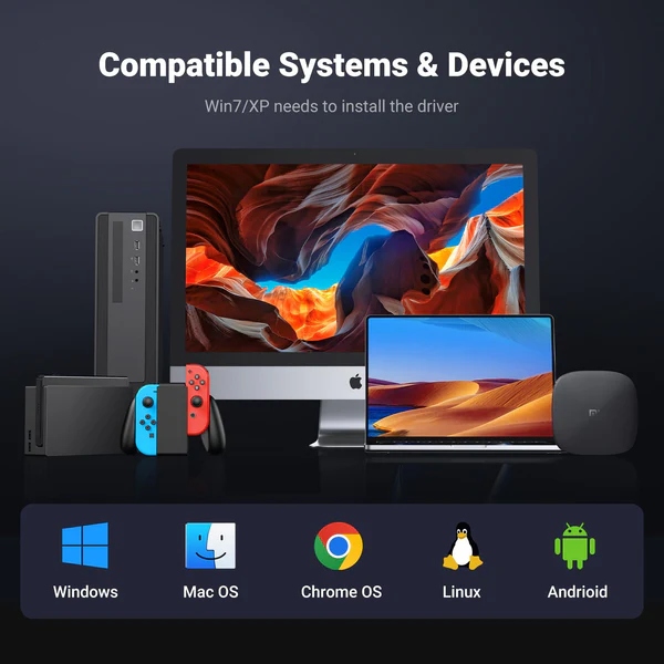 USB-Хаб Ugreen USB 3.0 60554