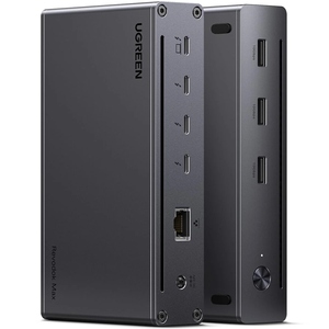 Док-станція Thunderbolt 4 --> 3xTh.4/3xUSBA 3.2/RJ45 Gigabit/140W ARevodok Max 8-in-1 U708 Ugreen