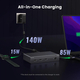 Док-станція Thunderbolt 4 --> 3xTh.4/3xUSBA 3.2/RJ45 Gigabit/140W ARevodok Max 8-in-1 U708 Ugreen