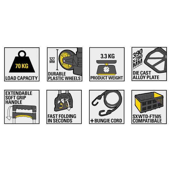 Візок вантажний складний STANLEY SXWT-FT501