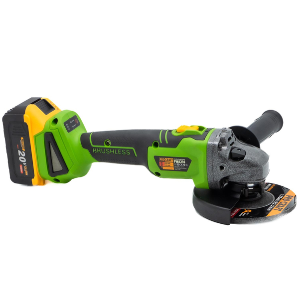 Набор бесщеточной аккумуляторной болгарки Procraft PWA216