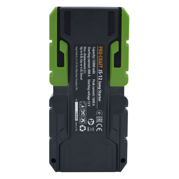 Название товара: Пуско-зарядное устройство Procraft JS12