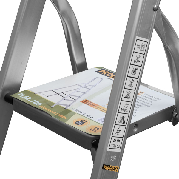 Лестница-стремянка алюминиевая Procraft PLA2.106